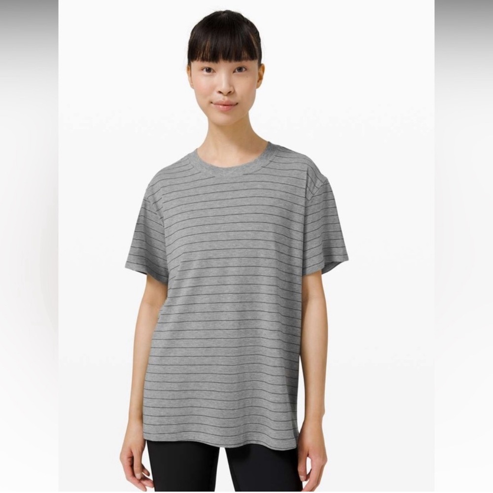 Lululemon All yours short sleeve tee - size 2 - grey